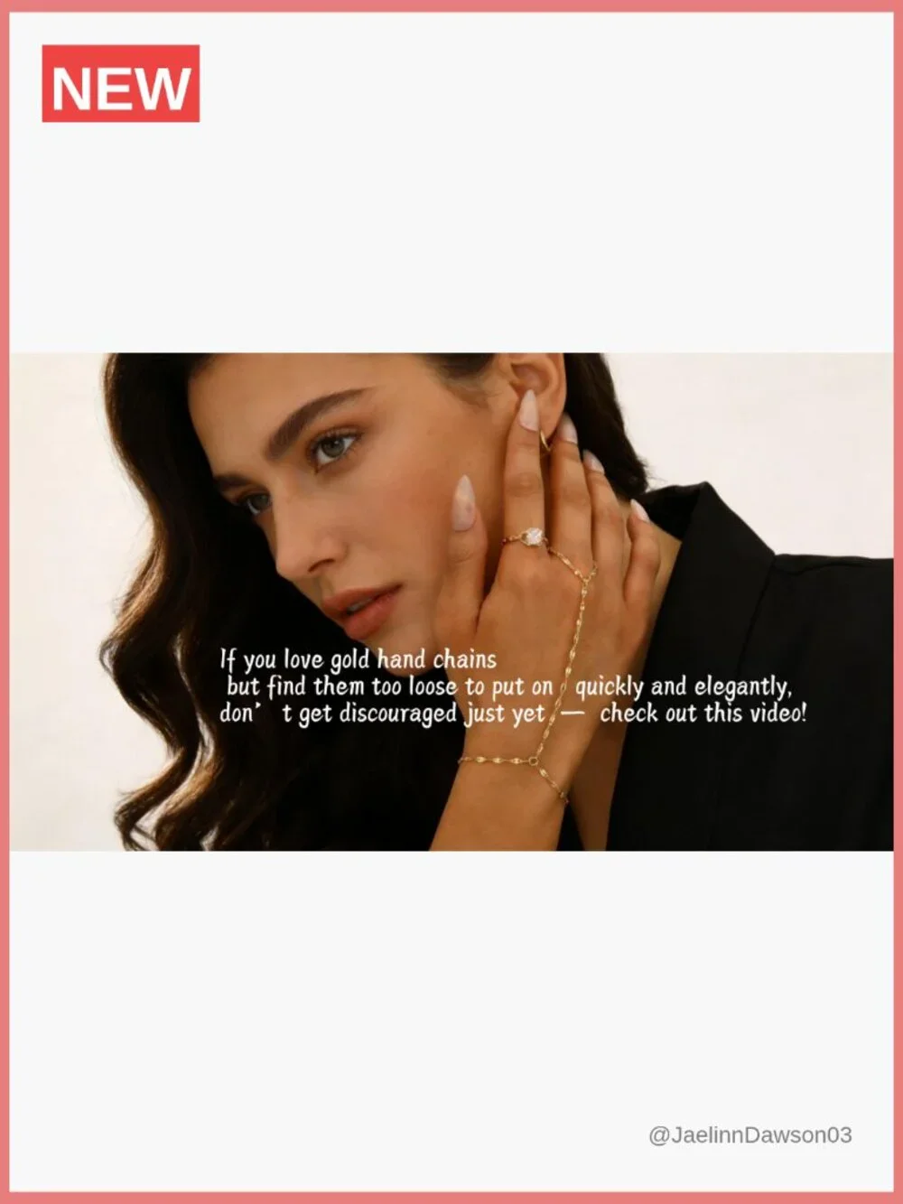 4 Pcs Gold Hand Chain Bracelets Set – Dainty Link Bracelet Stack